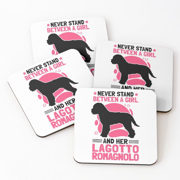 Item preview, Girl with Lagotto Romagnolo truffle dog designed and sold by madgrfx.