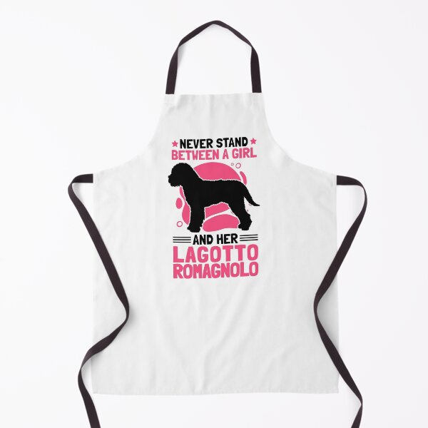 Item preview, Girl with Lagotto Romagnolo truffle dog designed and sold by madgrfx.