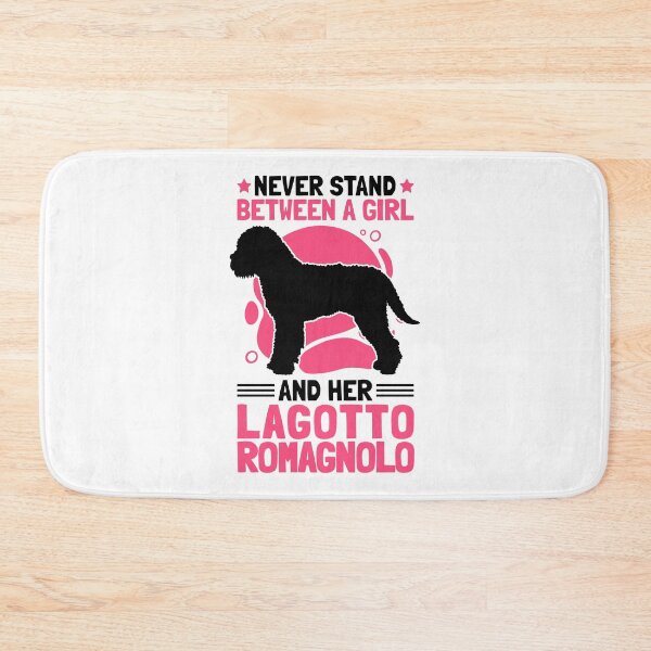 Item preview, Girl with Lagotto Romagnolo truffle dog designed and sold by madgrfx.