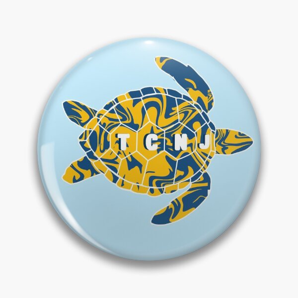 Item preview, Blue and Gold TCNJ Turtle designed and sold by EuropaPrints.