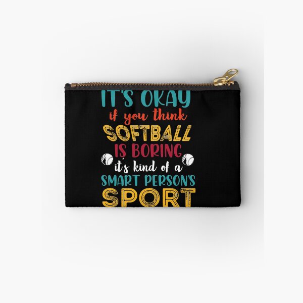 Item preview, Softball is for Smart People - Funny Softball Saying, Softball With Atittude For A Softball Girlfriend designed and sold by Rassitni.