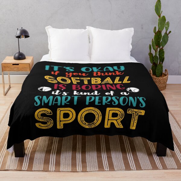 Item preview, Softball is for Smart People - Funny Softball Saying, Softball With Atittude For A Softball Girlfriend designed and sold by Rassitni.
