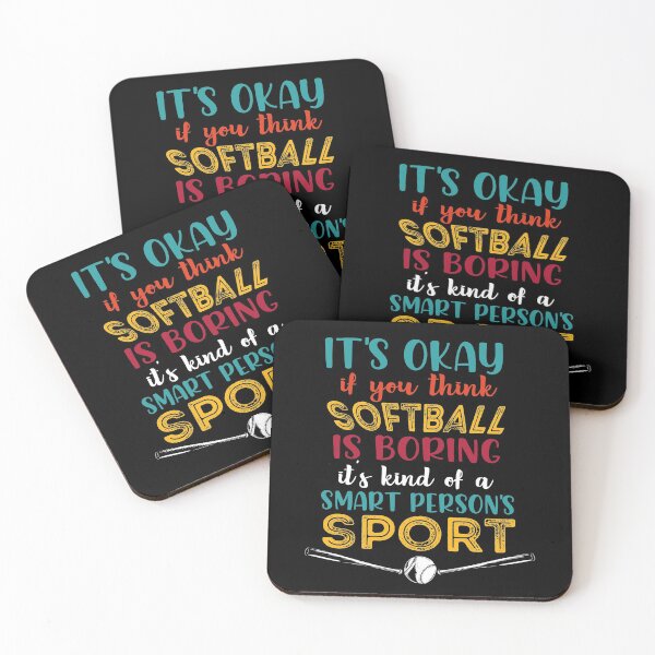 Item preview, Softball is for Smart People - Funny Softball Saying, Softball With Atittude For A Softball Girlfriend designed and sold by Rassitni.