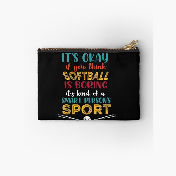 Item preview, Softball is for Smart People - Funny Softball Saying, Softball With Atittude For A Softball Girlfriend designed and sold by Rassitni.