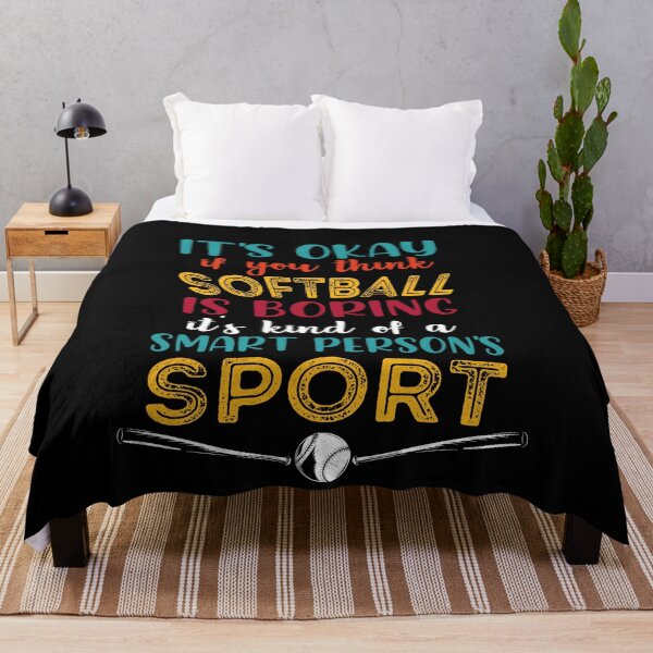 Item preview, Softball is for Smart People - Funny Softball Saying, Softball With Atittude For A Softball Girlfriend designed and sold by Rassitni.