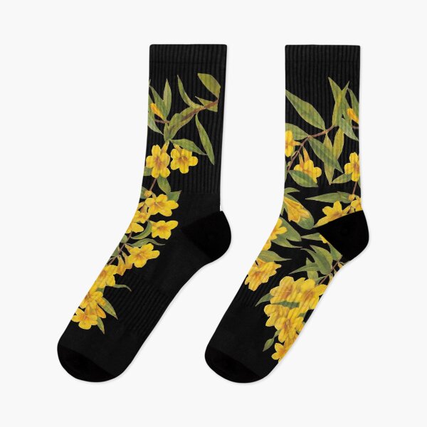 Item preview, Yellow Wildflowers Botanical Print designed and sold by Veriepear.