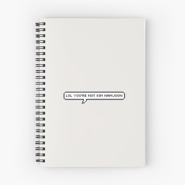 Item preview, NAMJOON - notebook designed and sold by mbtae.