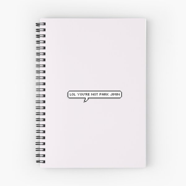 Item preview, JIMIN - notebook designed and sold by mbtae.