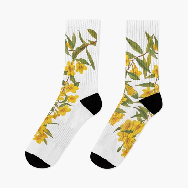 Item preview, Yellow Wildflowers Botanical Print designed and sold by Veriepear.