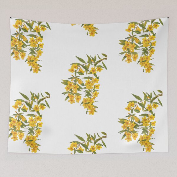 Item preview, Yellow Wildflowers Botanical Print designed and sold by Veriepear.