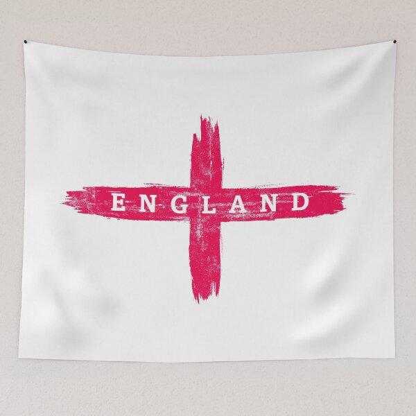 Item preview, ENGLAND ENG CROSS BRUSHED USED LOOK BY SUBGIRL designed and sold by SUBGIRL.