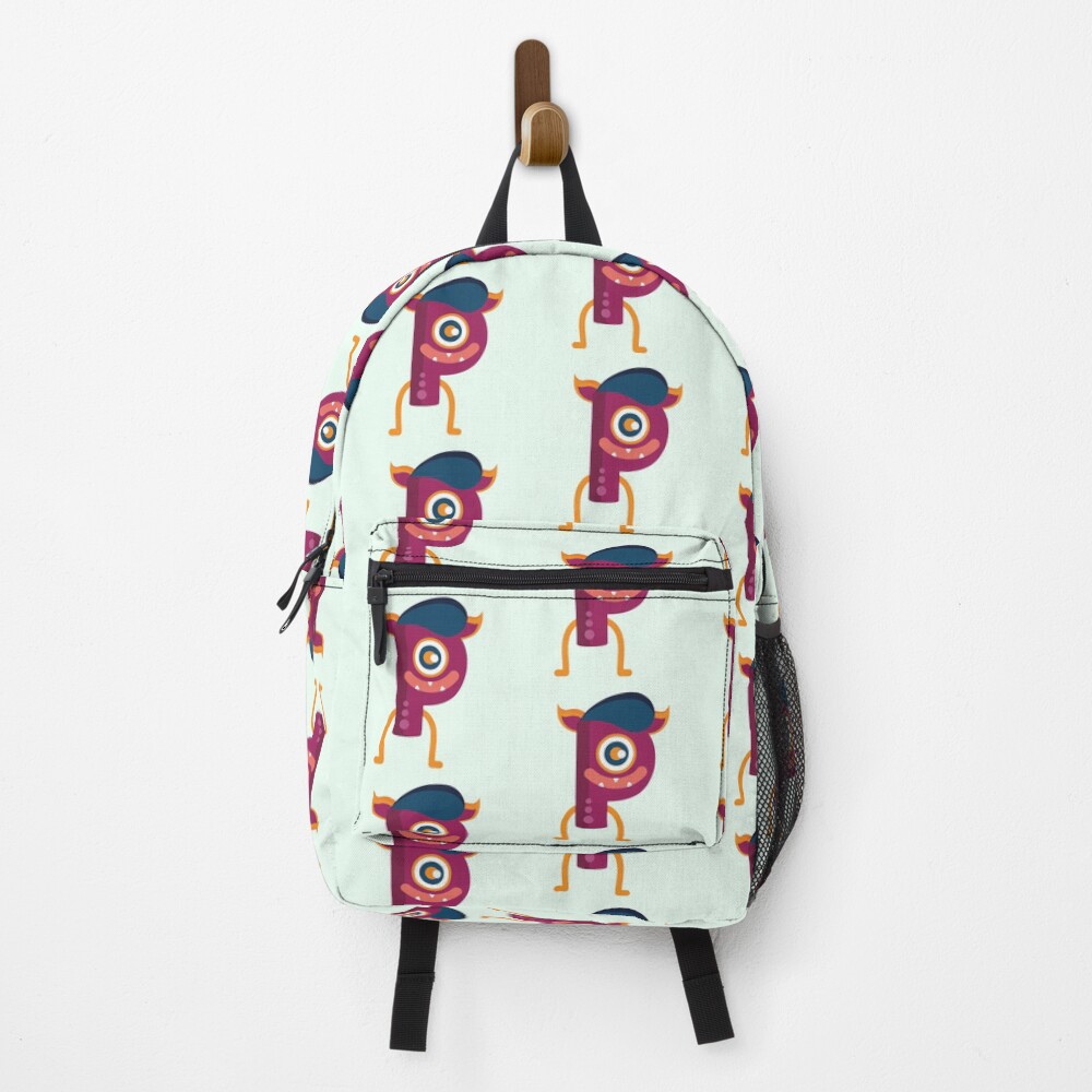Vista previa del artículo con la obra «Mochila», diseñado y vendido por StickerChest.