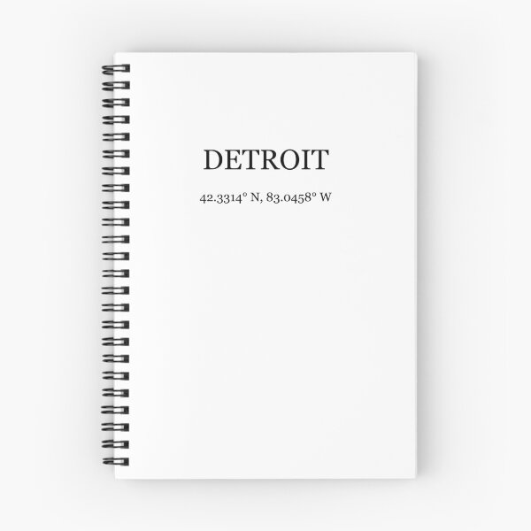 Item preview, Detroit Michigan Coordinates designed and sold by BellaHope1.