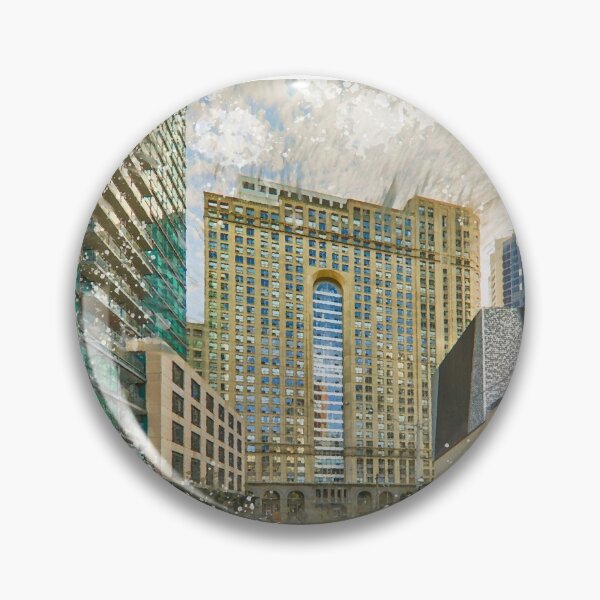 Item preview, Toronto Flat Iron 25 The Esplanade Mixed Media designed and sold by OByD.