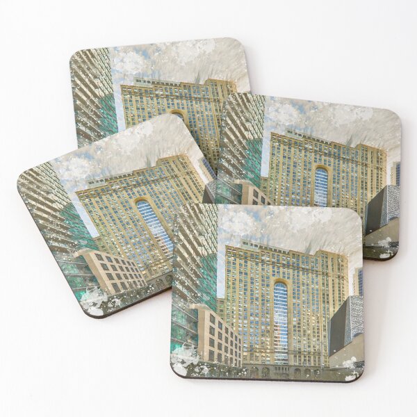 Item preview, Toronto Flat Iron 25 The Esplanade Mixed Media designed and sold by OByD.
