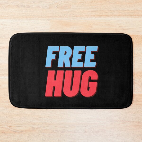 Item preview, FREE HUG quote with black background designed and sold by petertogetherz.