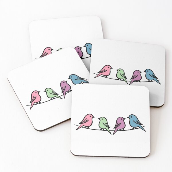 Item preview, Colourful love birds..  designed and sold by kkanchan.