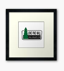Lone Pine Mall - Back To The Future Framed Print