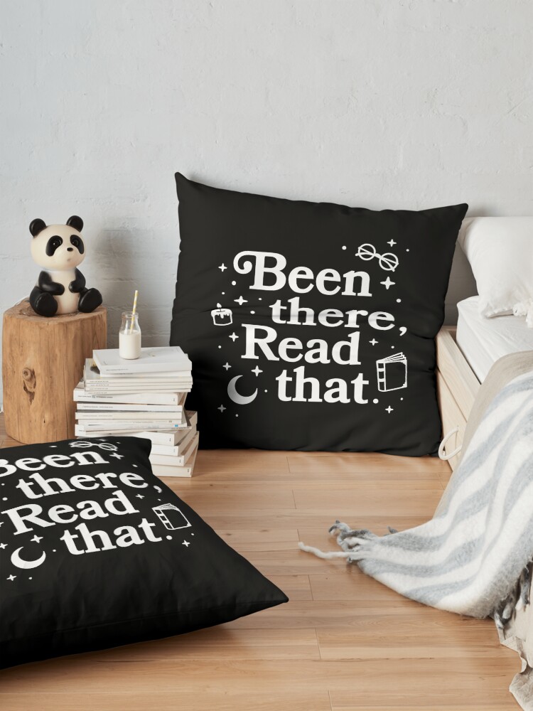 Alternate view of Been There, Read That. Floor Pillow