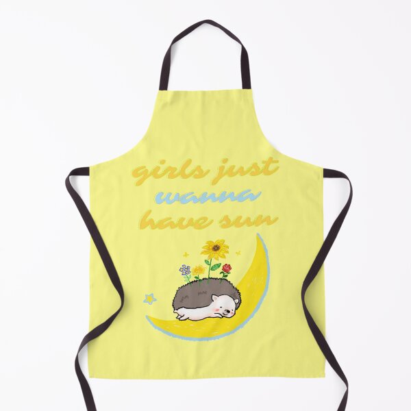 Item preview, girls just wanna have sun hedgehogs stickers and tshirts designed and sold by yellrelang.