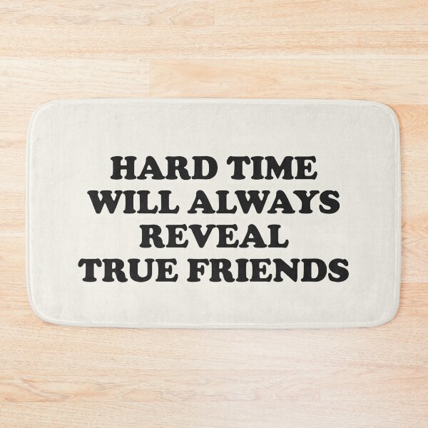 Item preview, Hard Time will always reveal true friends - Black / White designed and sold by Africanism.