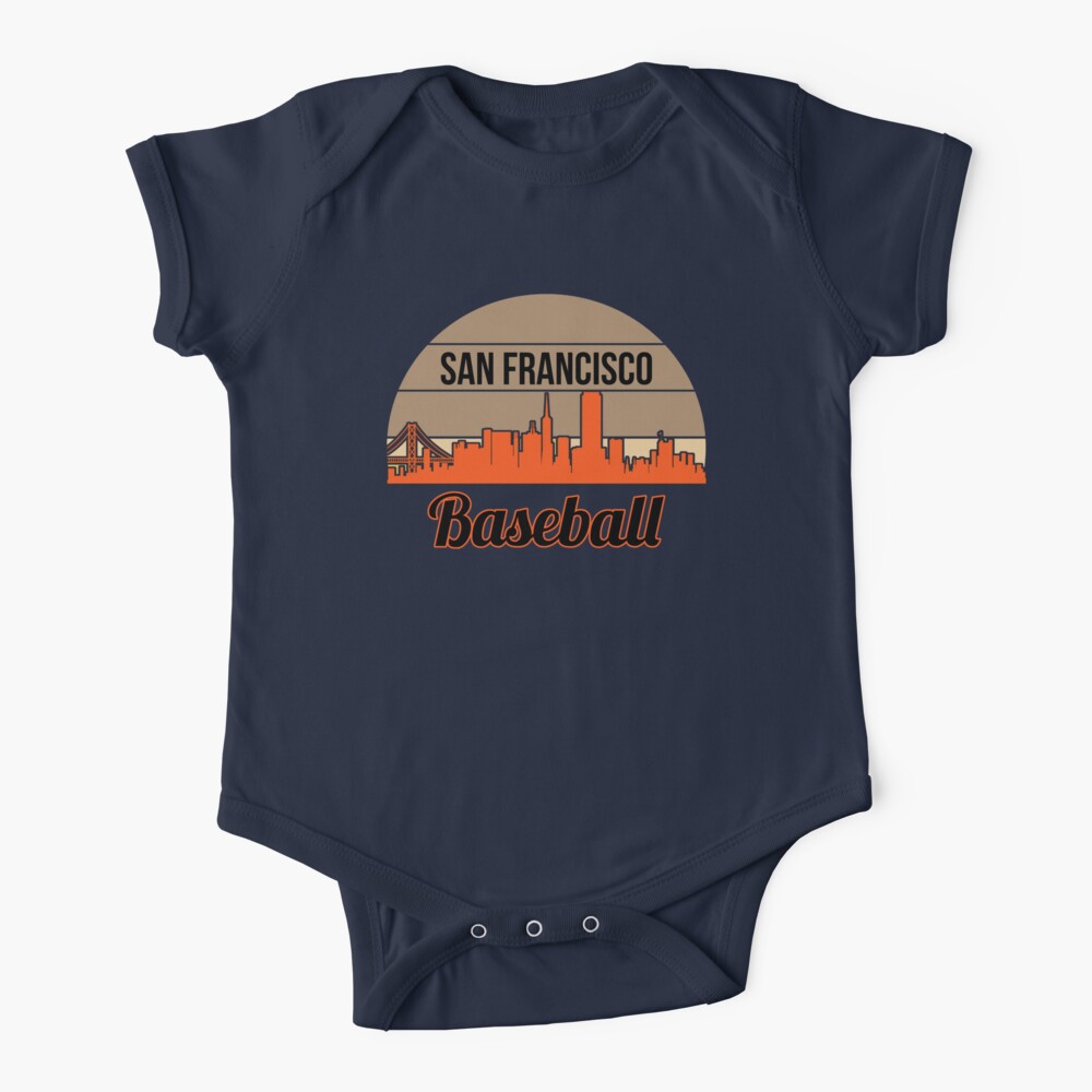 SF Giants Inspired Baby One Piece And/or Bib Baseball/san 