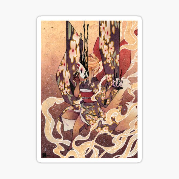 Possessed | Kitsune Fox Teakitsune Sticker