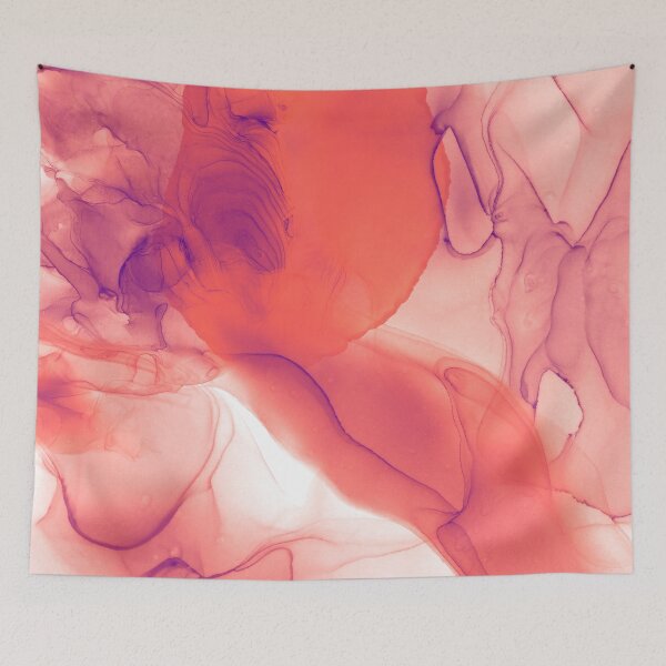 Item preview, Orange Marble Watercolor designed and sold by Designs By YL.