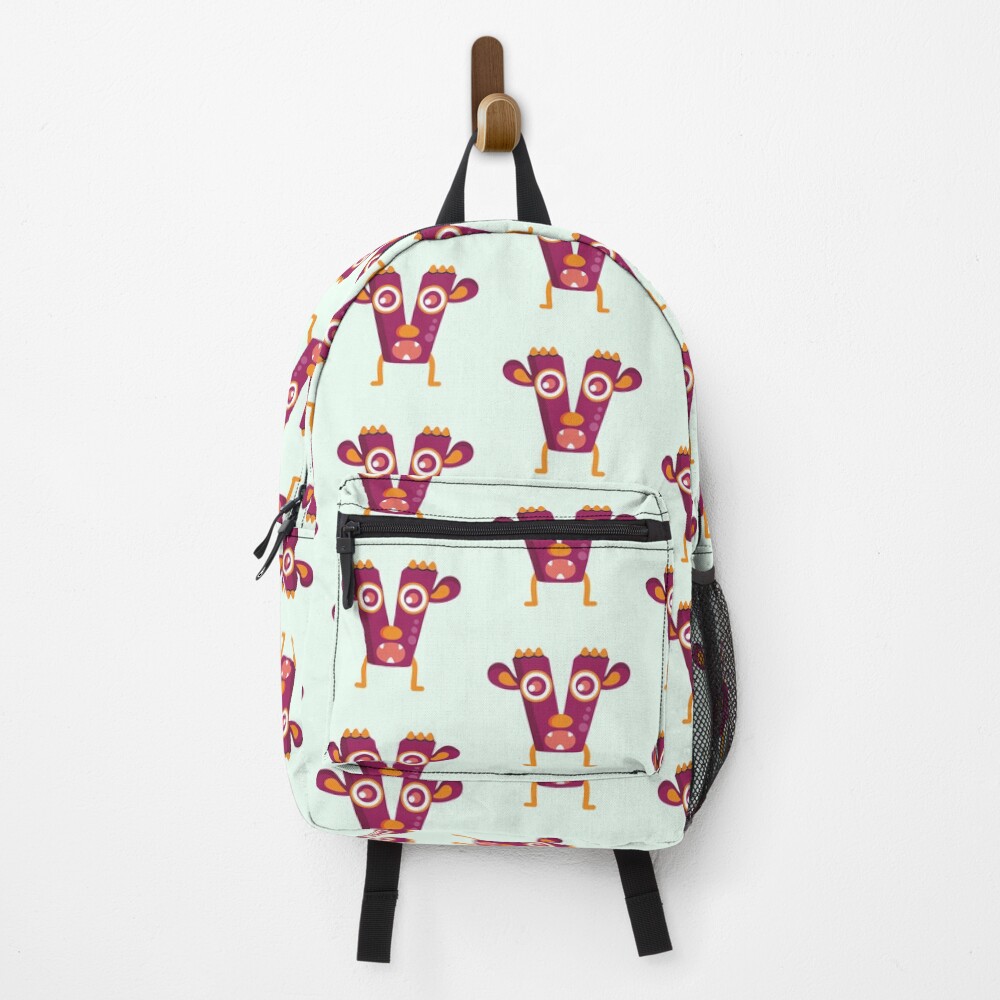 Vista previa del artículo con la obra «Mochila», diseñado y vendido por StickerChest.