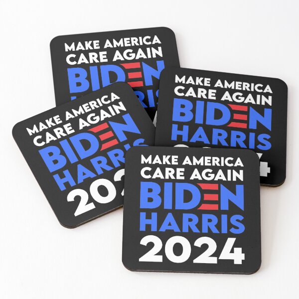 Item preview, Biden / Harris - 2024 - Make America Care Again designed and sold by Cat Lady Designs.