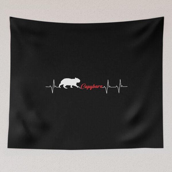 Item preview, Capybara Heartbeat Capybaras Lover Rodent Water designed and sold by besTmanuFacture.