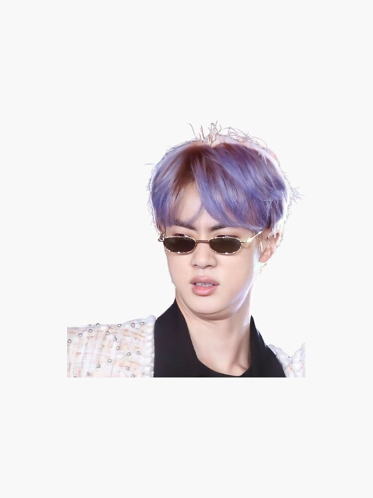 Jin BTS Kim Seok Jin in specs - Kim - Sticker