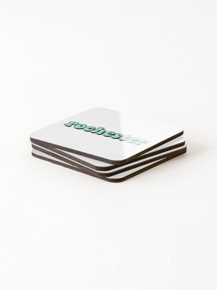 Thumbnail 4 of 5, Coasters (Set of 4), Minty Rochester designed and sold by AdventureFinder.