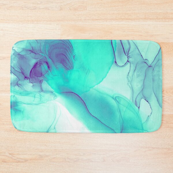 Item preview, Teal Marble Watercolor designed and sold by Designs By YL.