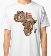 Africa map pattern Africa t-shirt Classic T-Shirt