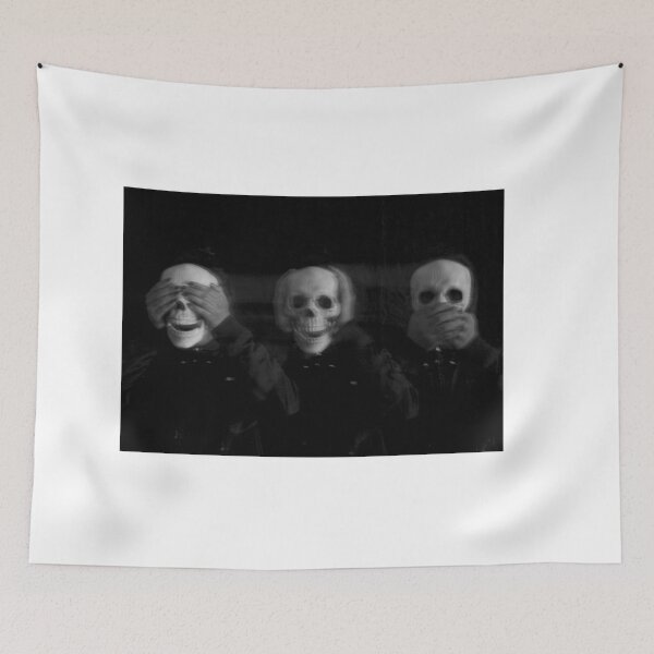 Item preview, Three wise skulls designed and sold by alexandrageff.