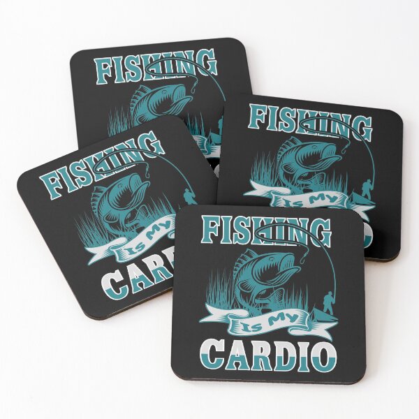 Item preview, Fishing Is My Cardio designed and sold by AmethystMurad.