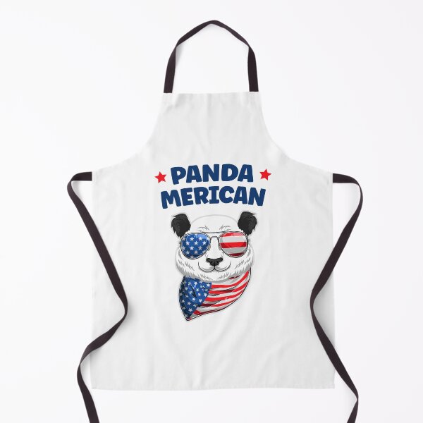 Item preview, American Panda Panda-Merican with 4th of July US Flag designed and sold by Uppercase Tees.