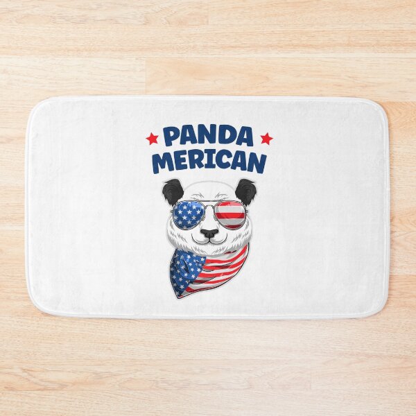Item preview, American Panda Panda-Merican with 4th of July US Flag designed and sold by Uppercase Tees.