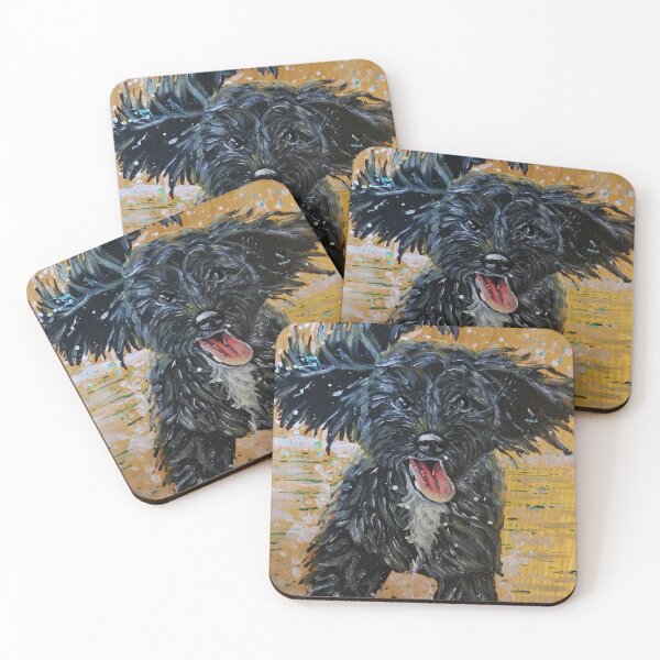 Item preview, 'Splash' cockapoo puppy splashing in water designed and sold by TeelaSian.