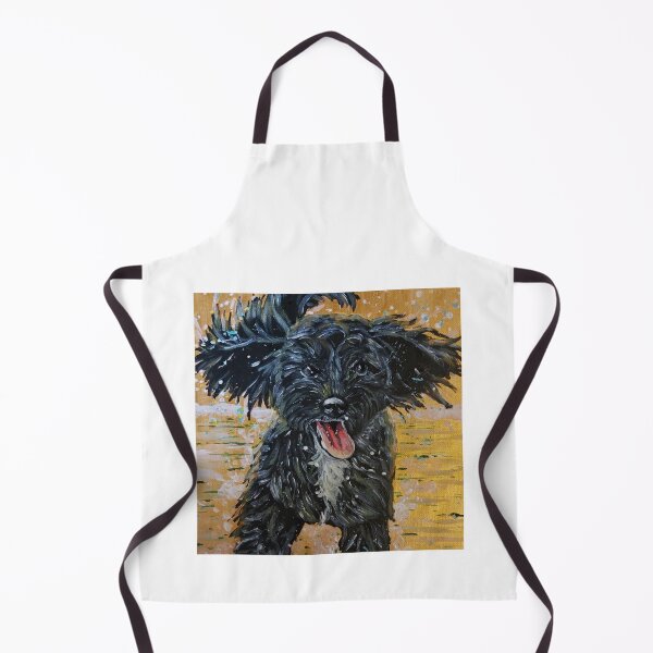 Item preview, 'Splash' cockapoo puppy splashing in water designed and sold by TeelaSian.