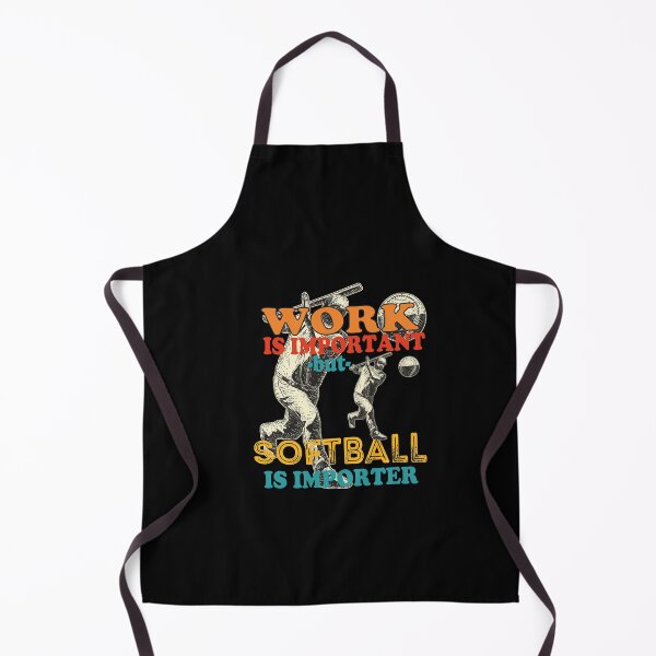 Item preview, Work Is Important But Softball Is Importer, Softball Dad Player,Funny Gift Saying For Husband designed and sold by Rassitni.