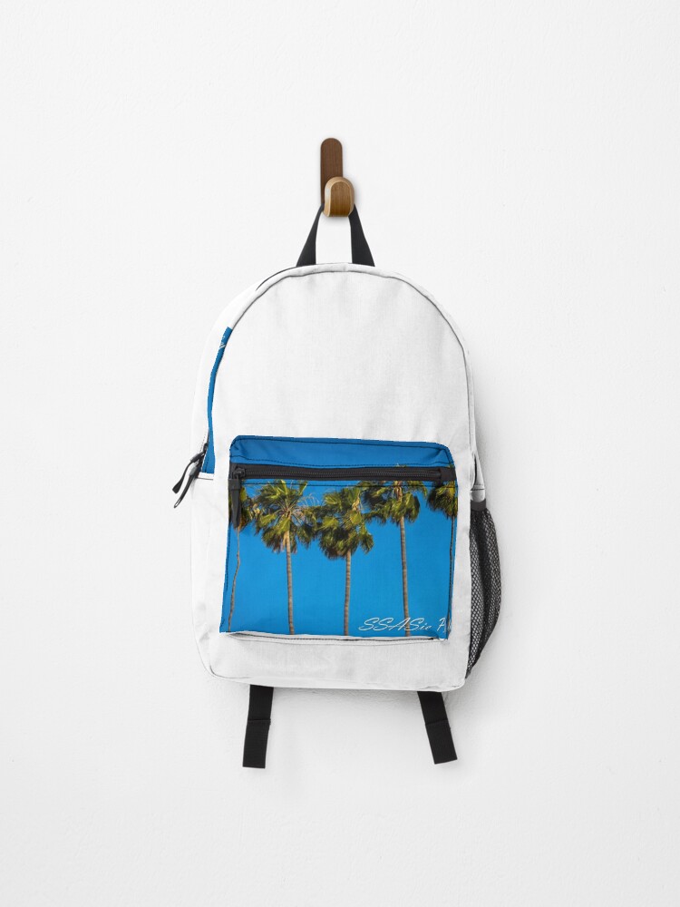 Thumbnail 1 of 3, Backpack, Palm Trees designed and sold by SSASiePix.