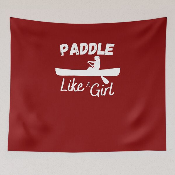 Item preview, Paddle Like A Girl - fw canoe designed and sold by Guide Stickers.