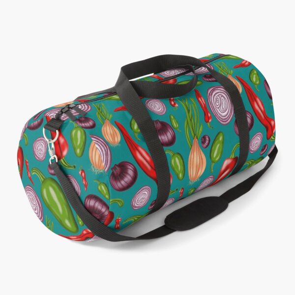 Item preview, Peppers and Onions Teal designed and sold by LadyTaneli.