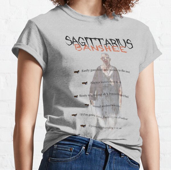 Sternzeichen als Phasmophobie-Geister - Schütze Classic T-Shirt