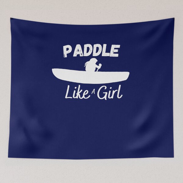 Item preview, Paddle Like A Girl - ww canoe designed and sold by Guide Stickers.