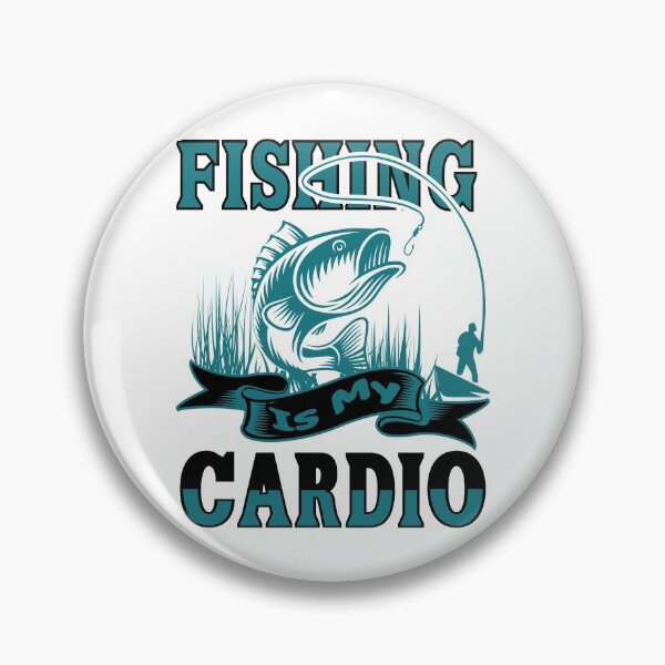 Item preview, Fishing Is My Cardio designed and sold by AmethystMurad.