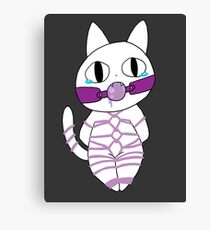 shibari kitty Canvas Print
