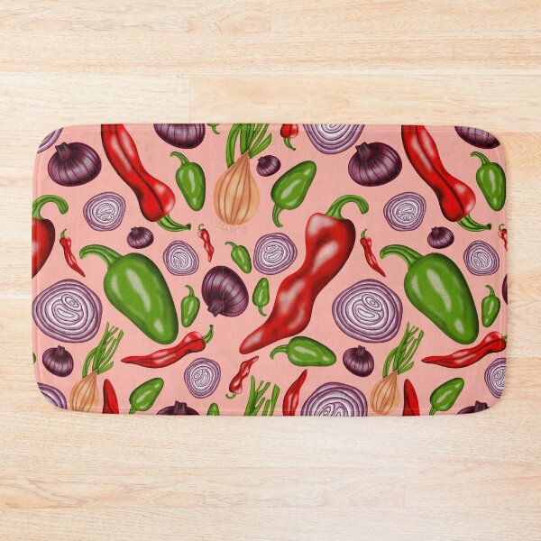 Item preview, Peppers and Onions Peach designed and sold by LadyTaneli.